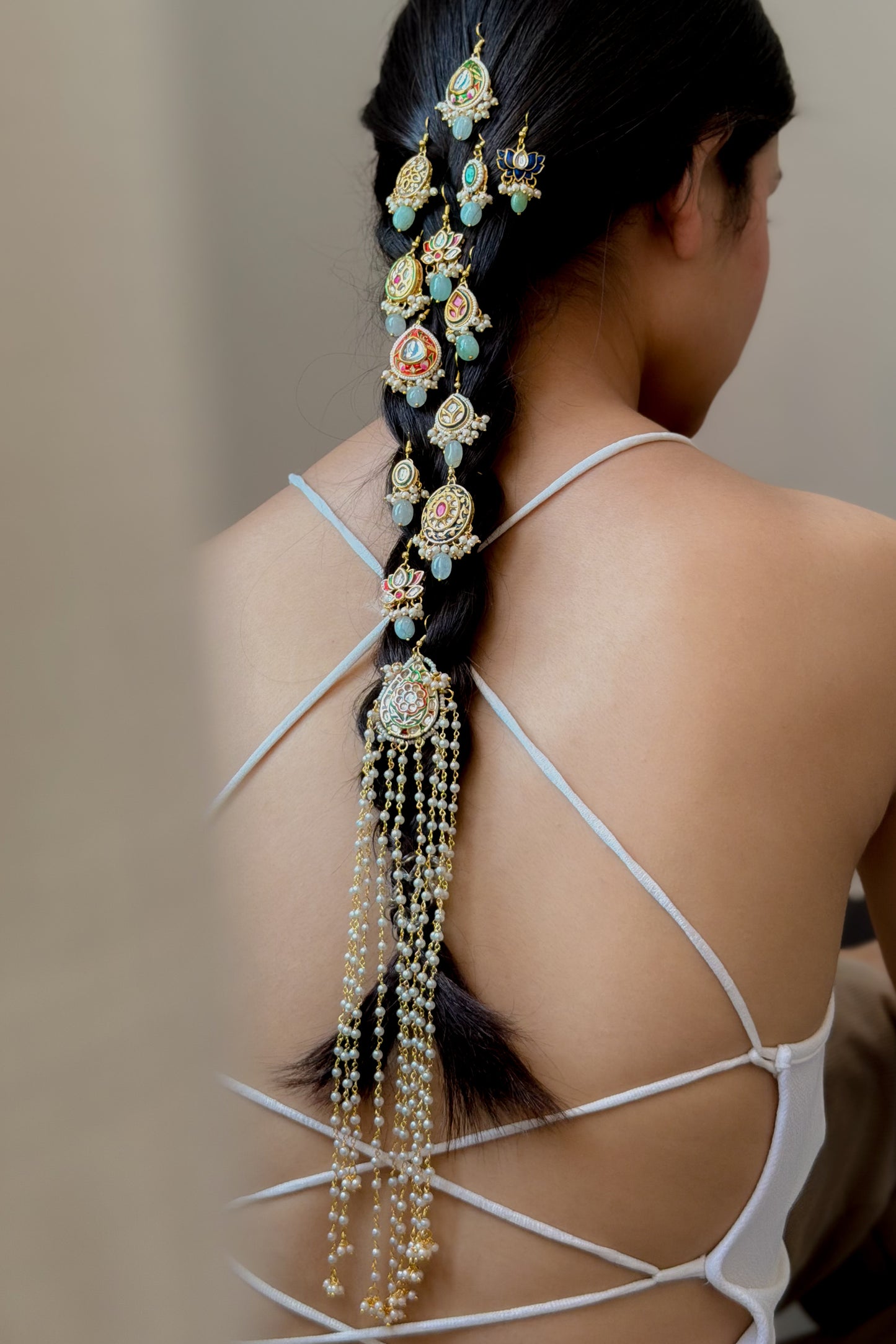 Aarna Multicolor Meenakari Hair Pins