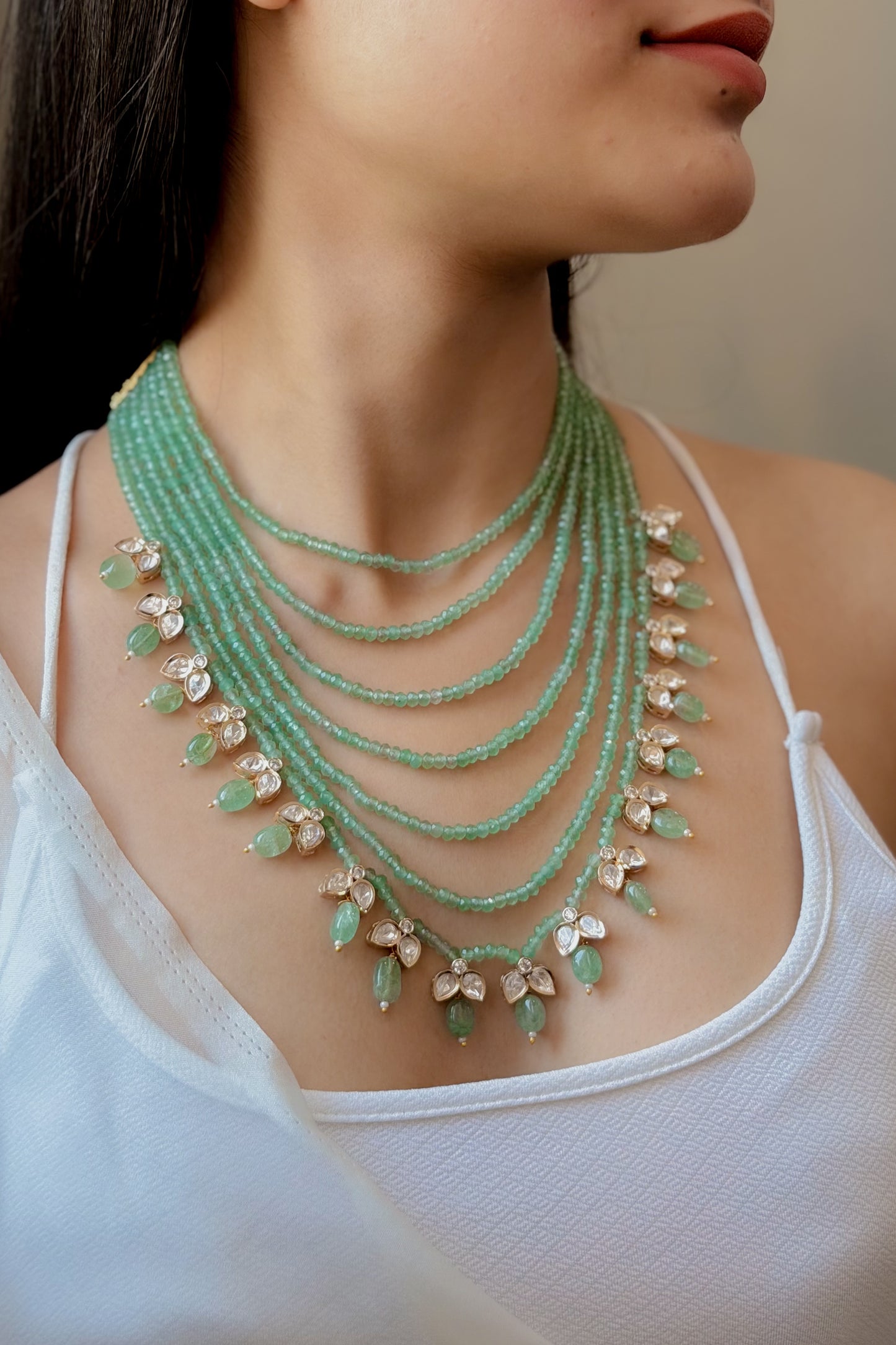 Ziya Beaded Layered Necklace