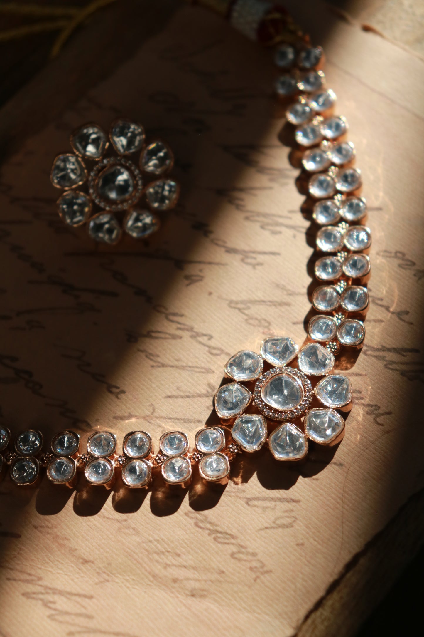 Zehna Polki Necklace Set