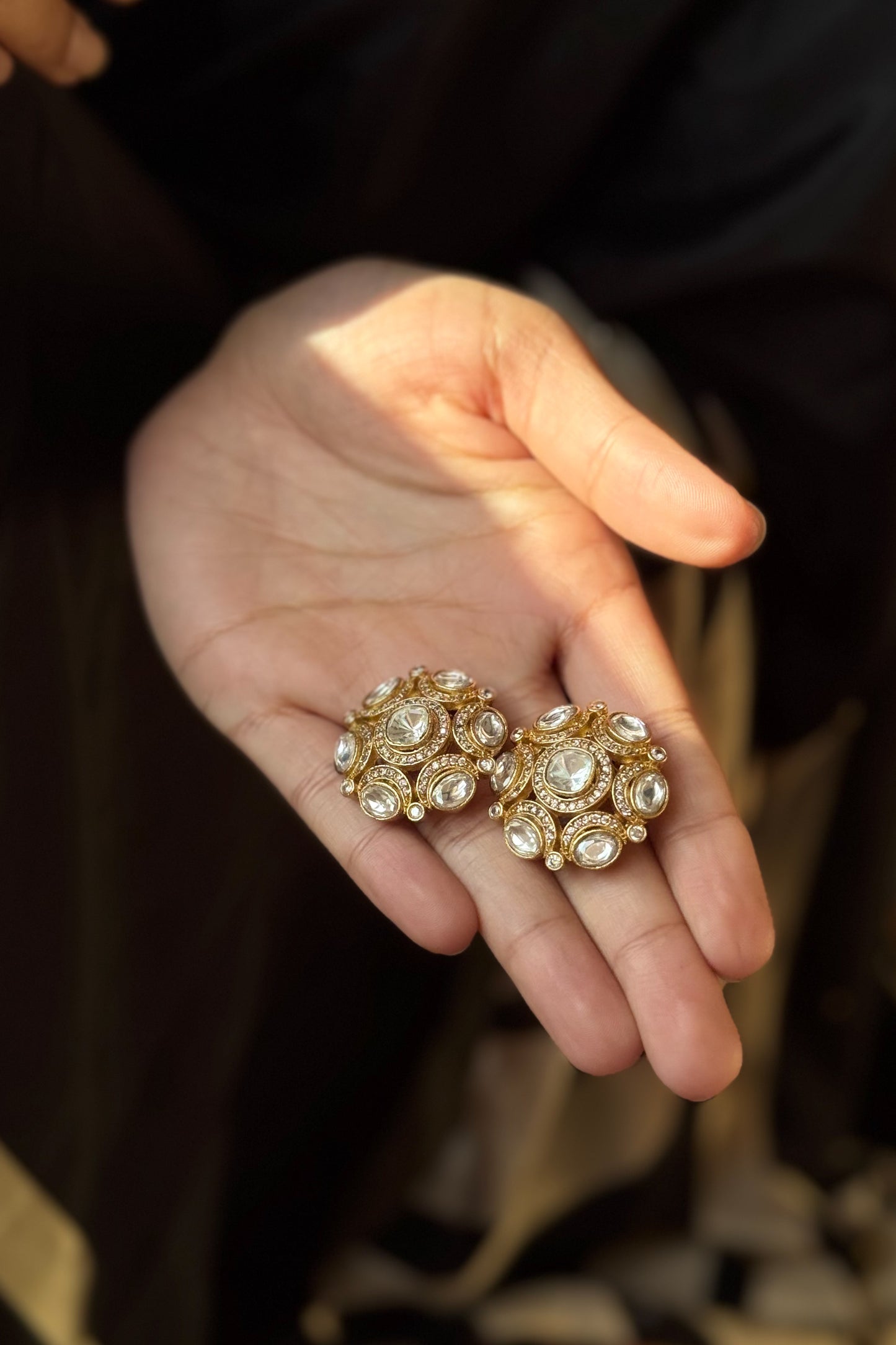 Noor Polki Studs