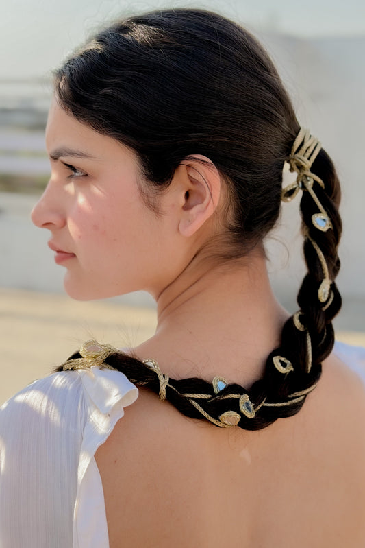 Svara Mirror Hair Accessory