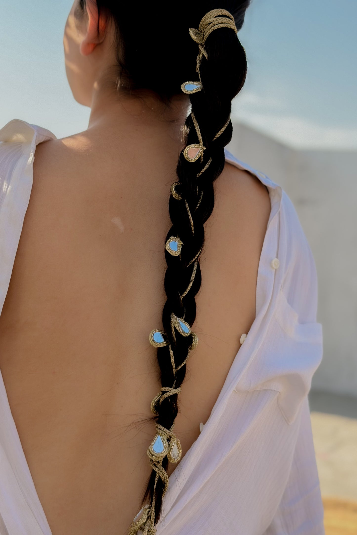 Svara Mirror Hair Accessory