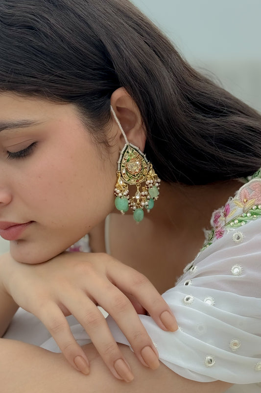 Samita Meenakari Earrings
