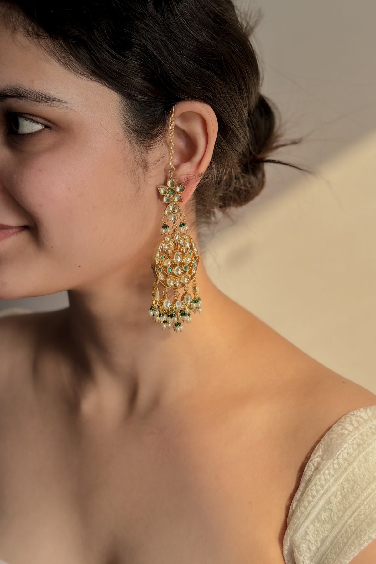 Zuleikha Kundan Earrings
