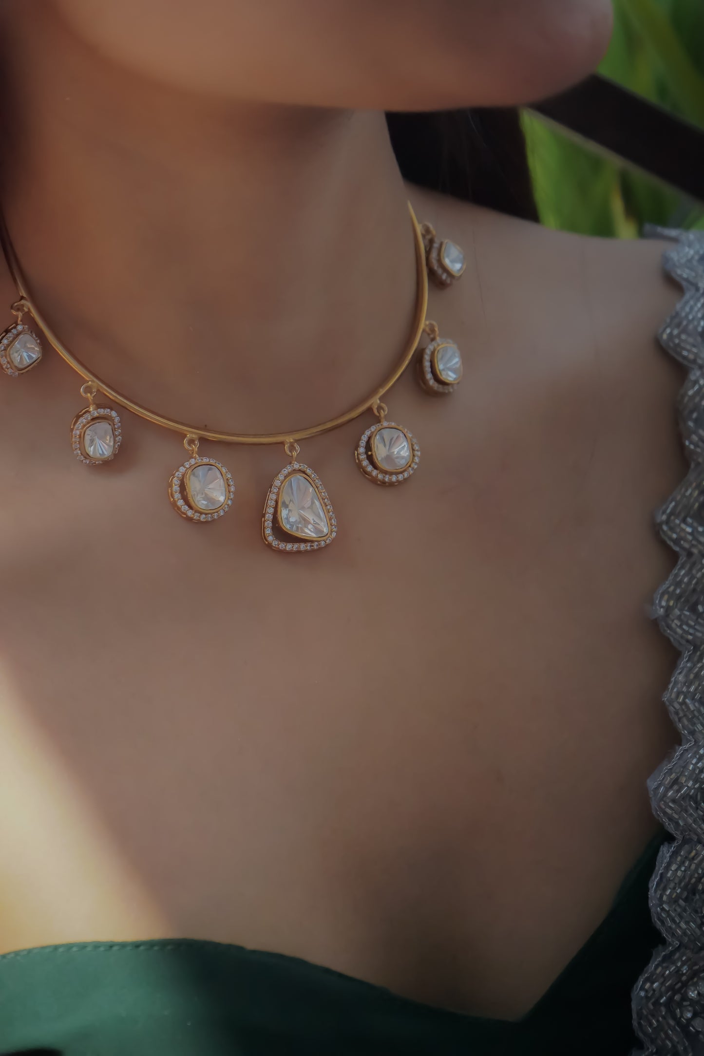 Rim Delicate Charms Necklace