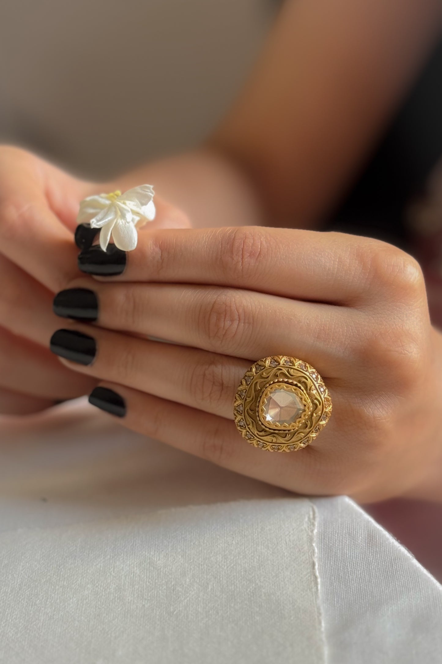 Sehrish Polki Ring