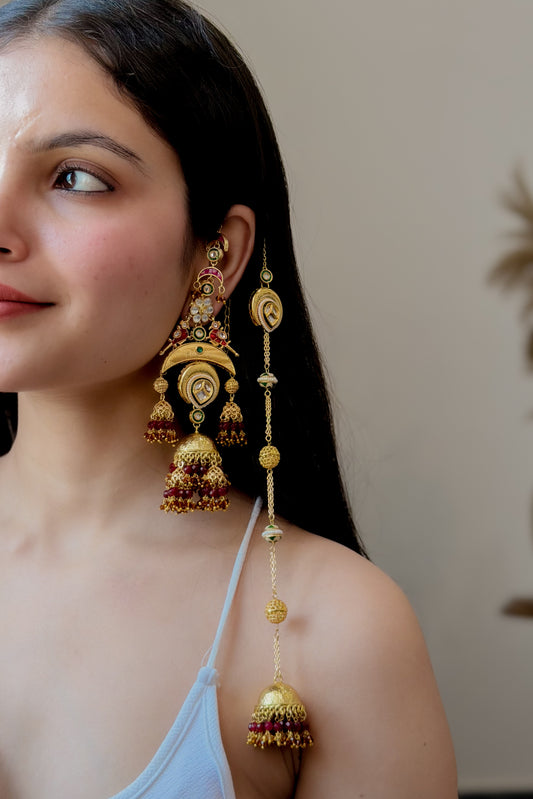 Veda Kundan Earrings