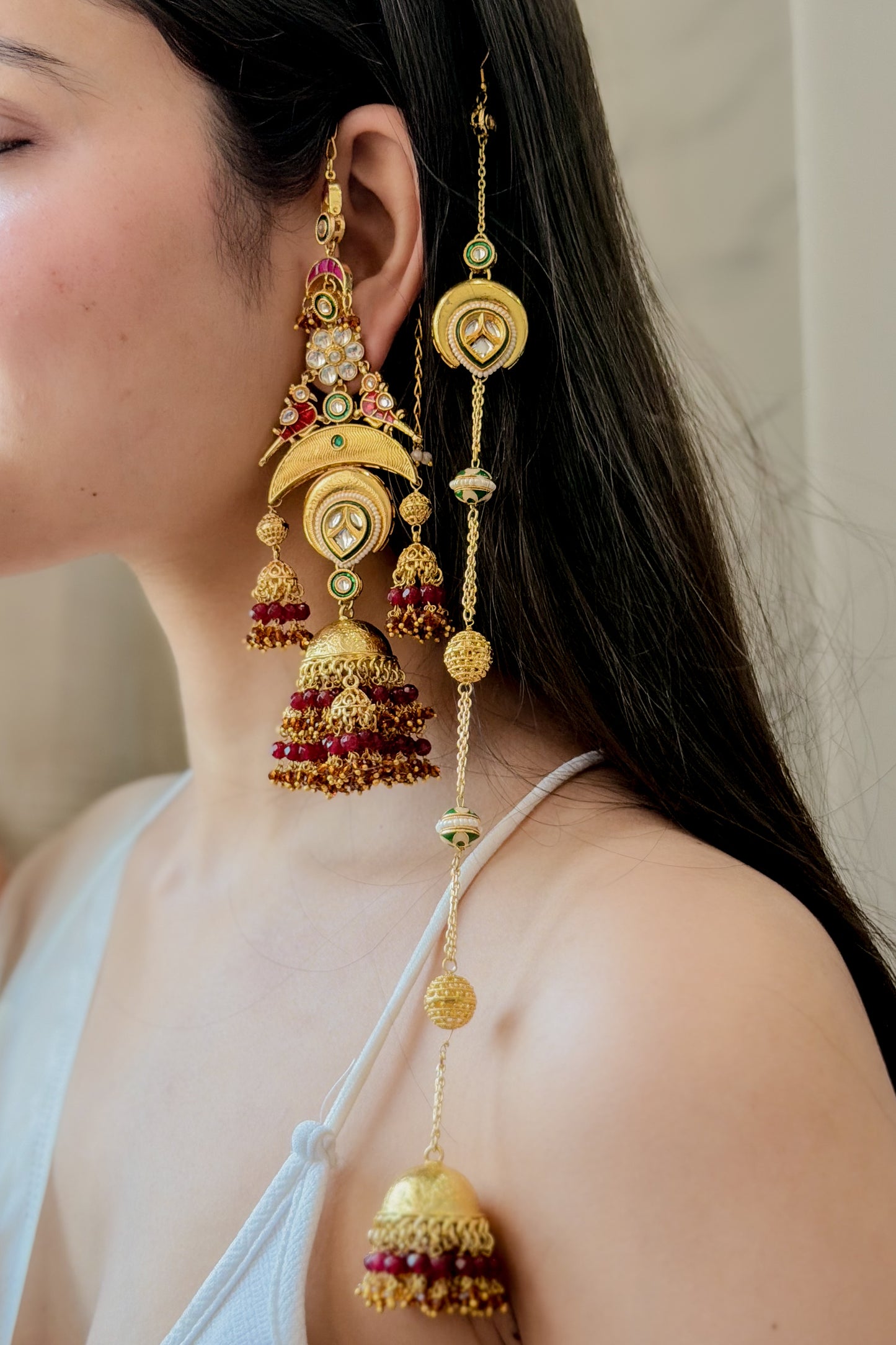 Veda Kundan Earrings
