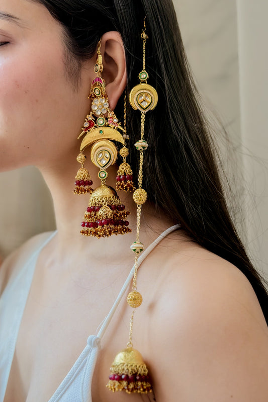 Veda Kundan Earrings