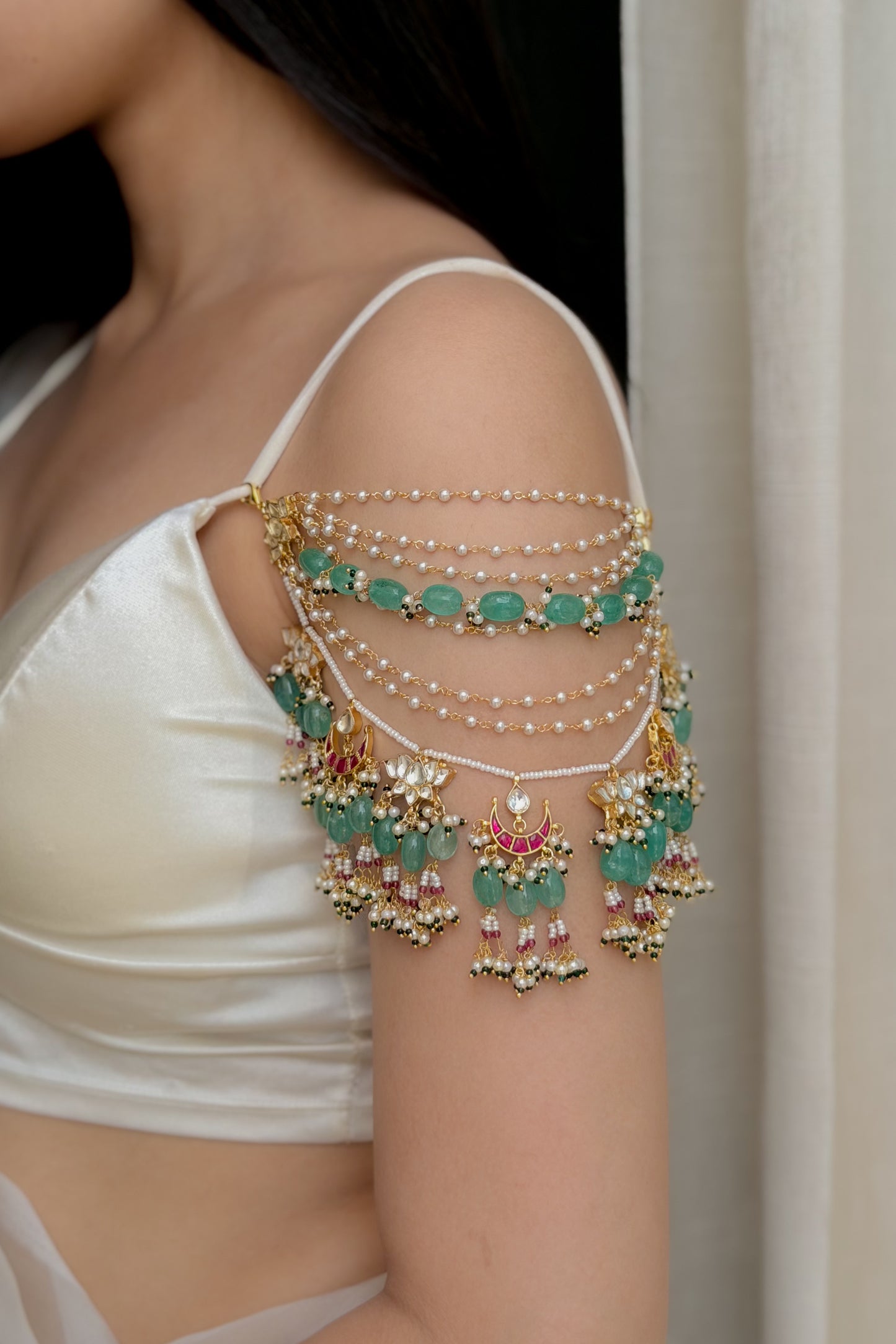 Mahzabeen Kundan Multiway Hair Accessory