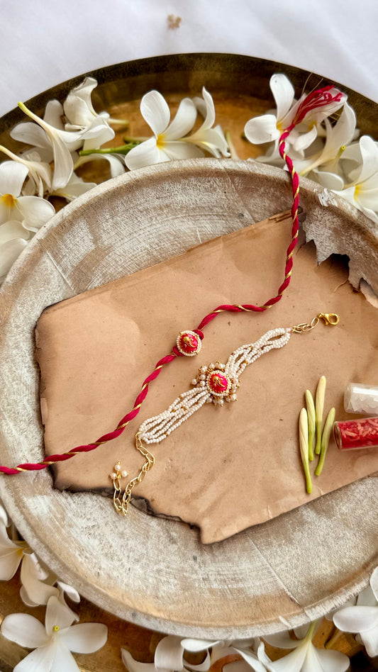 Ganesh Rakhi & Lumba Set