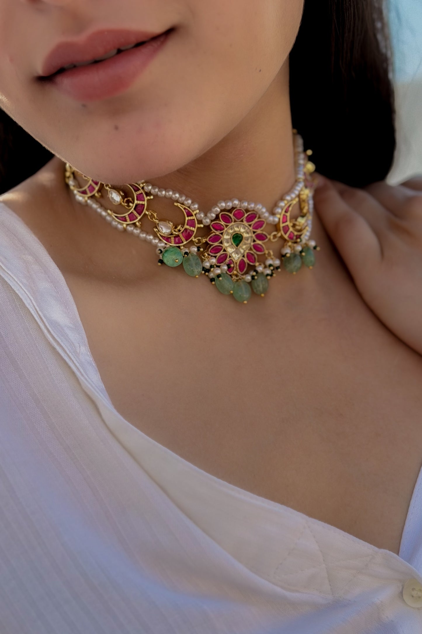 Amara Kundan Choker Necklace