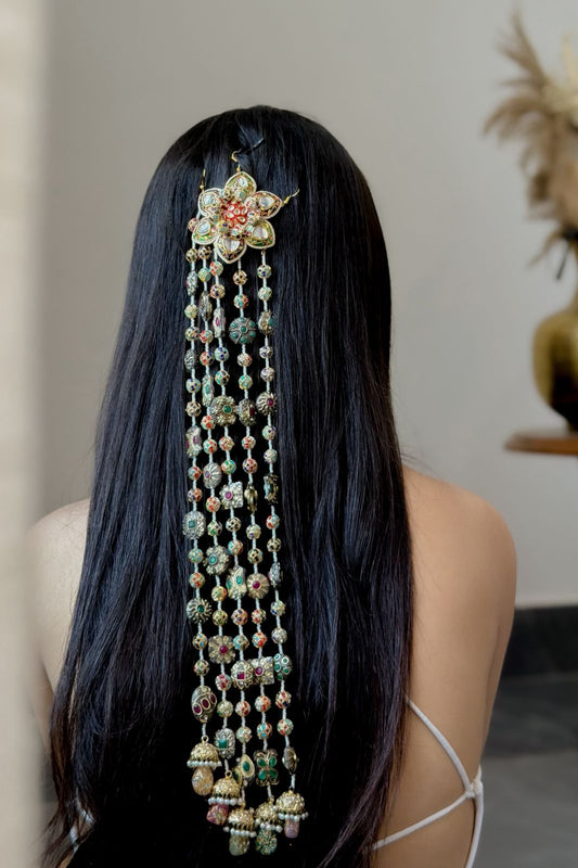 Kiyanaa Multicolored Embellished Hair Accessory