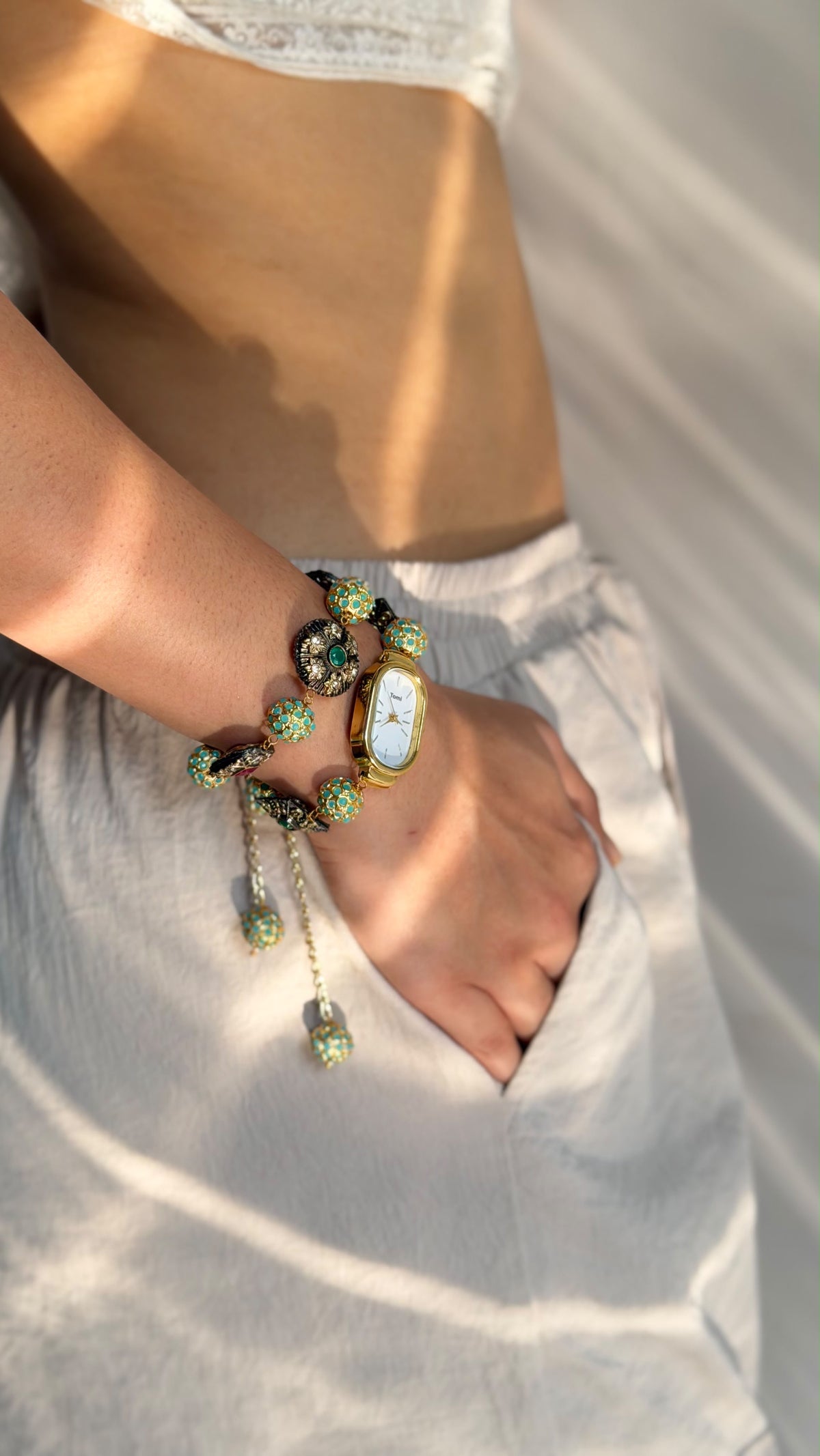 Alineah Meenakari Watch