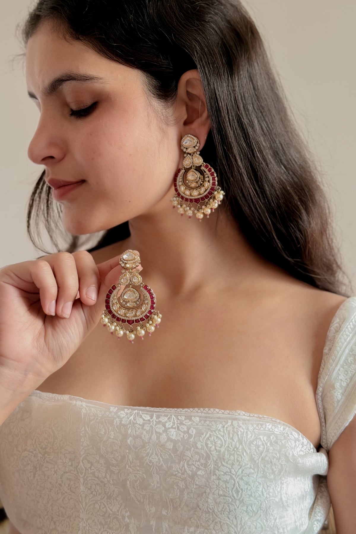 Amani Polki Necklace Set