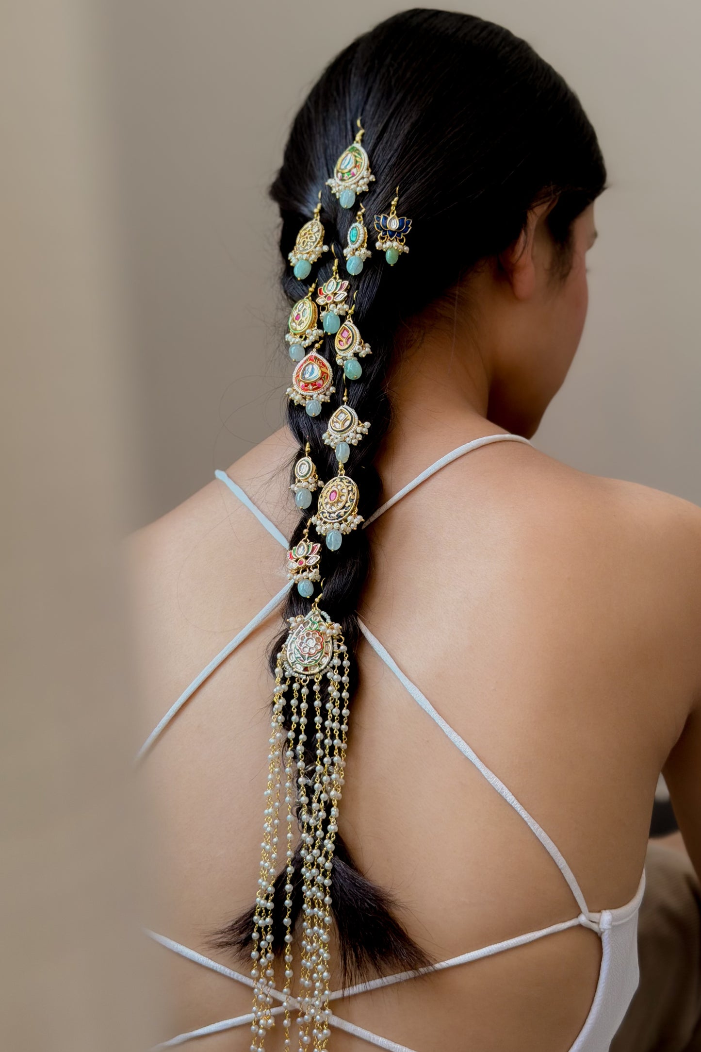 Aarna Multicolor Meenakari Hair Pins