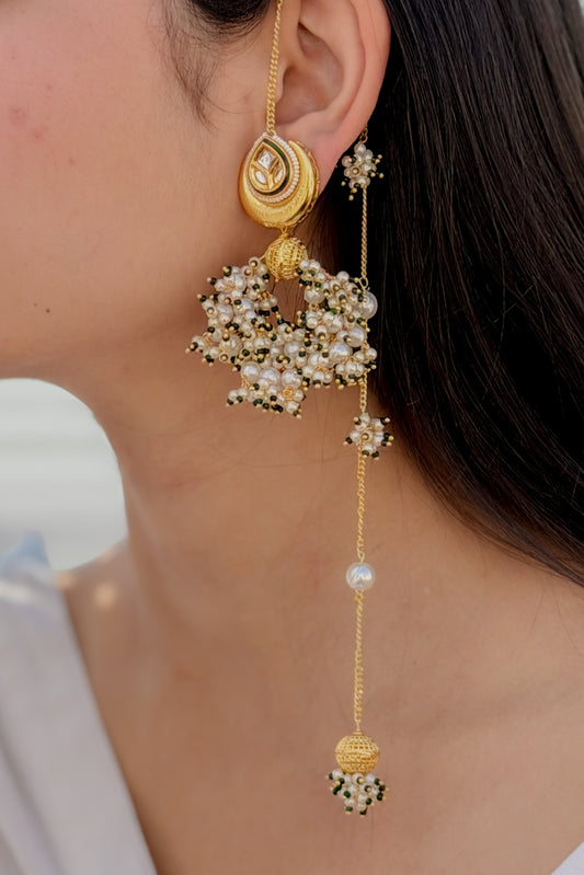 Haniya Kundan Earrings