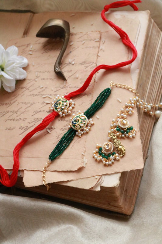 Aviral Rakhi & Lumba Set