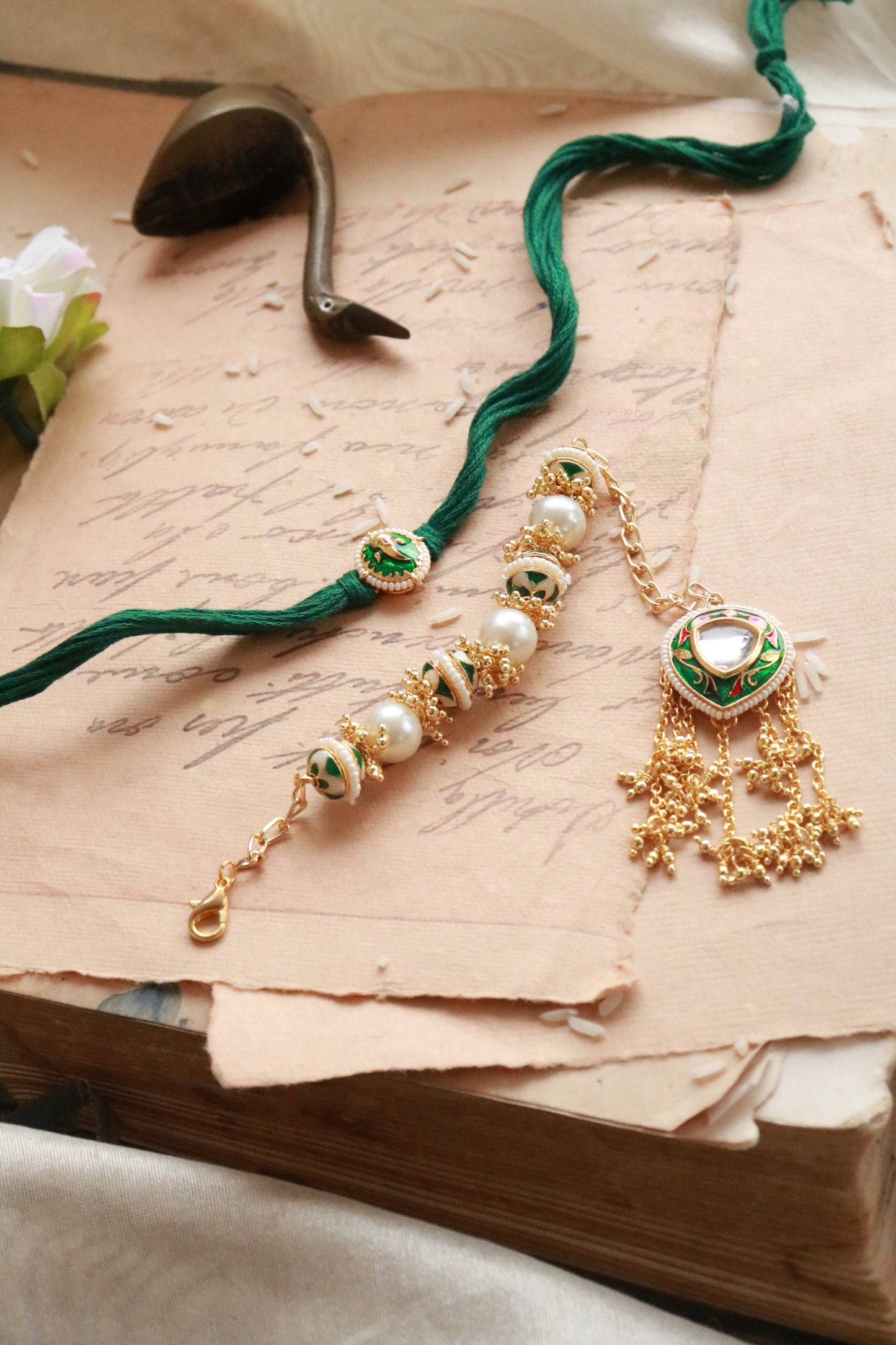 Aridhman Rakhi & Lumba Set