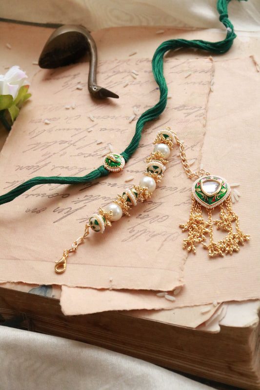 Aridhman Rakhi & Lumba Set