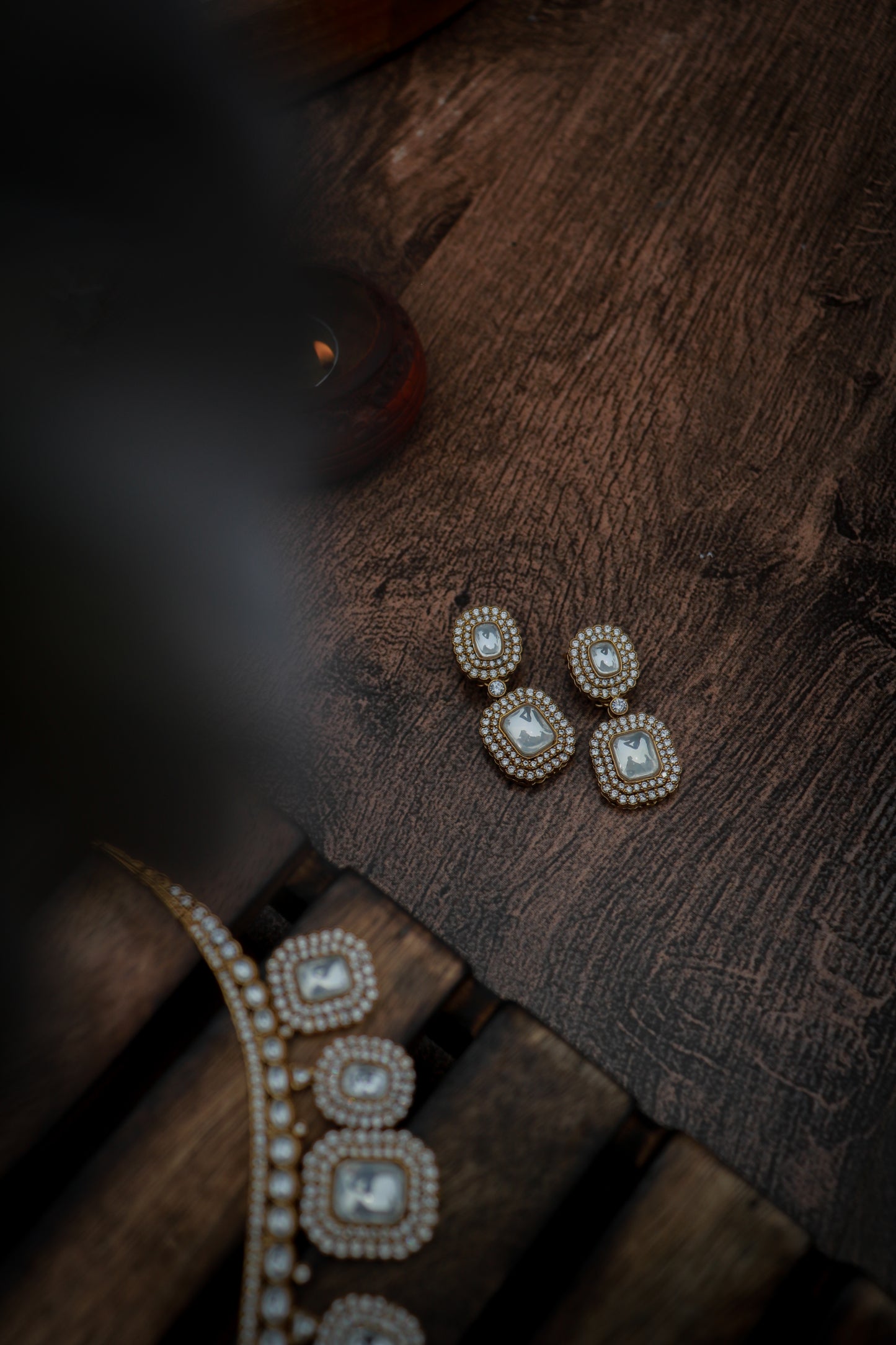 Blazing Star Polki Necklace