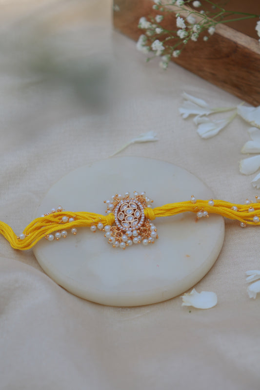 Shiva Yellow Rakhi