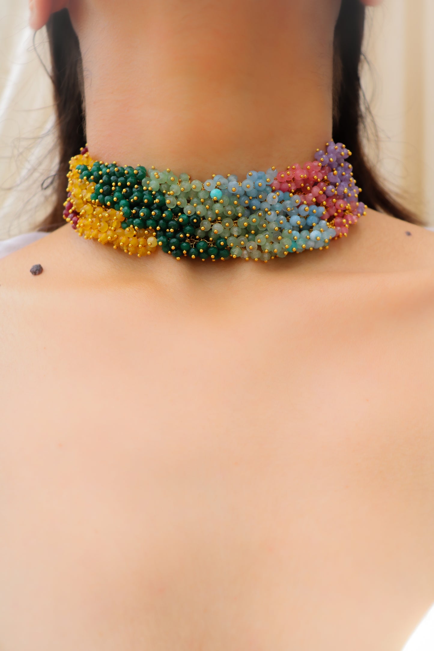 Rangeela Multicolored Choker Necklace
