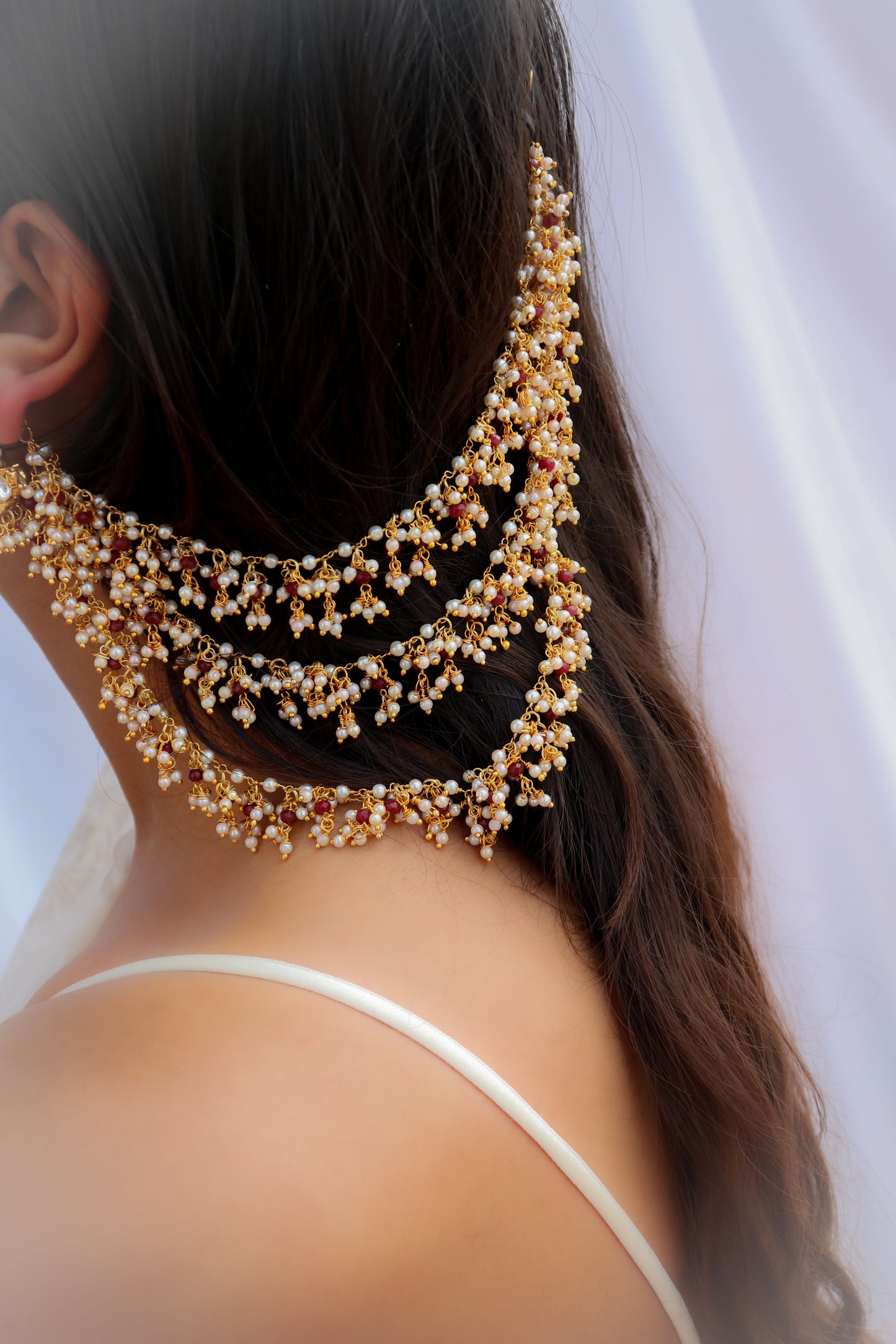 Kazi Pearls Earchain - Pair of 2