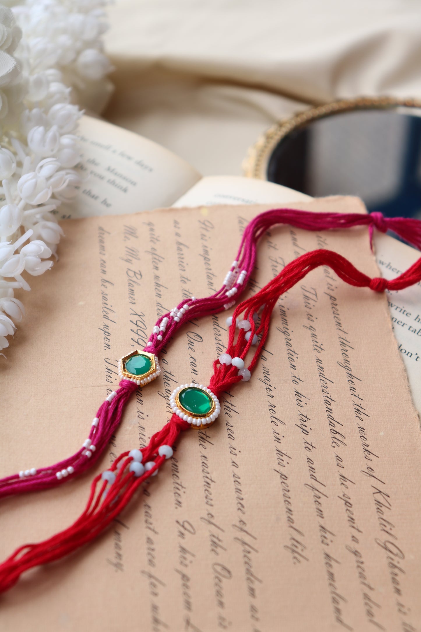 Garjan Kundan Rakhi- Set of 2