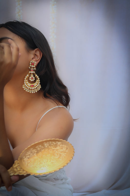 Florence  Kundan Earrings