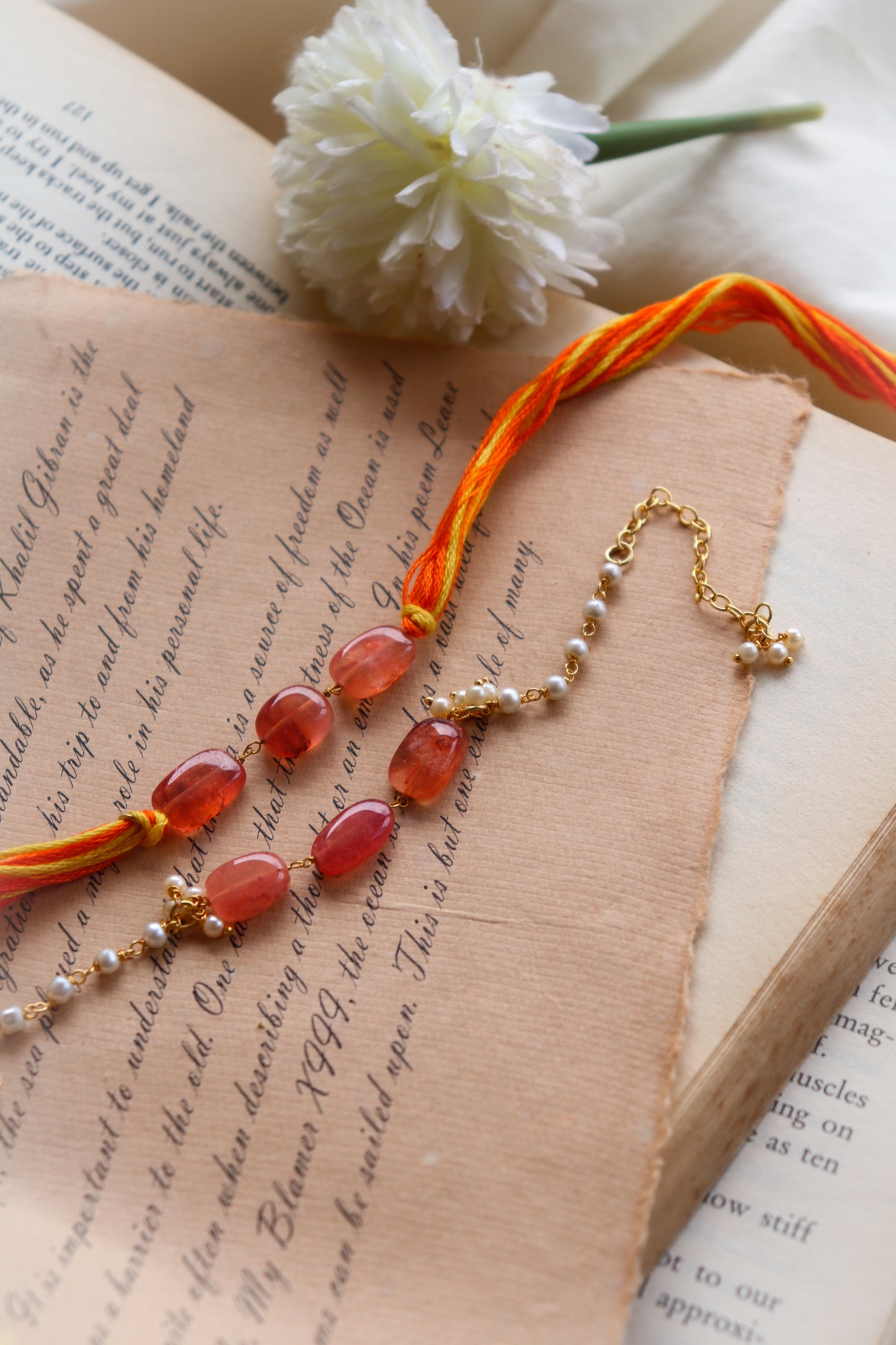 Ekajith Beaded Rakhi and Lumba Set