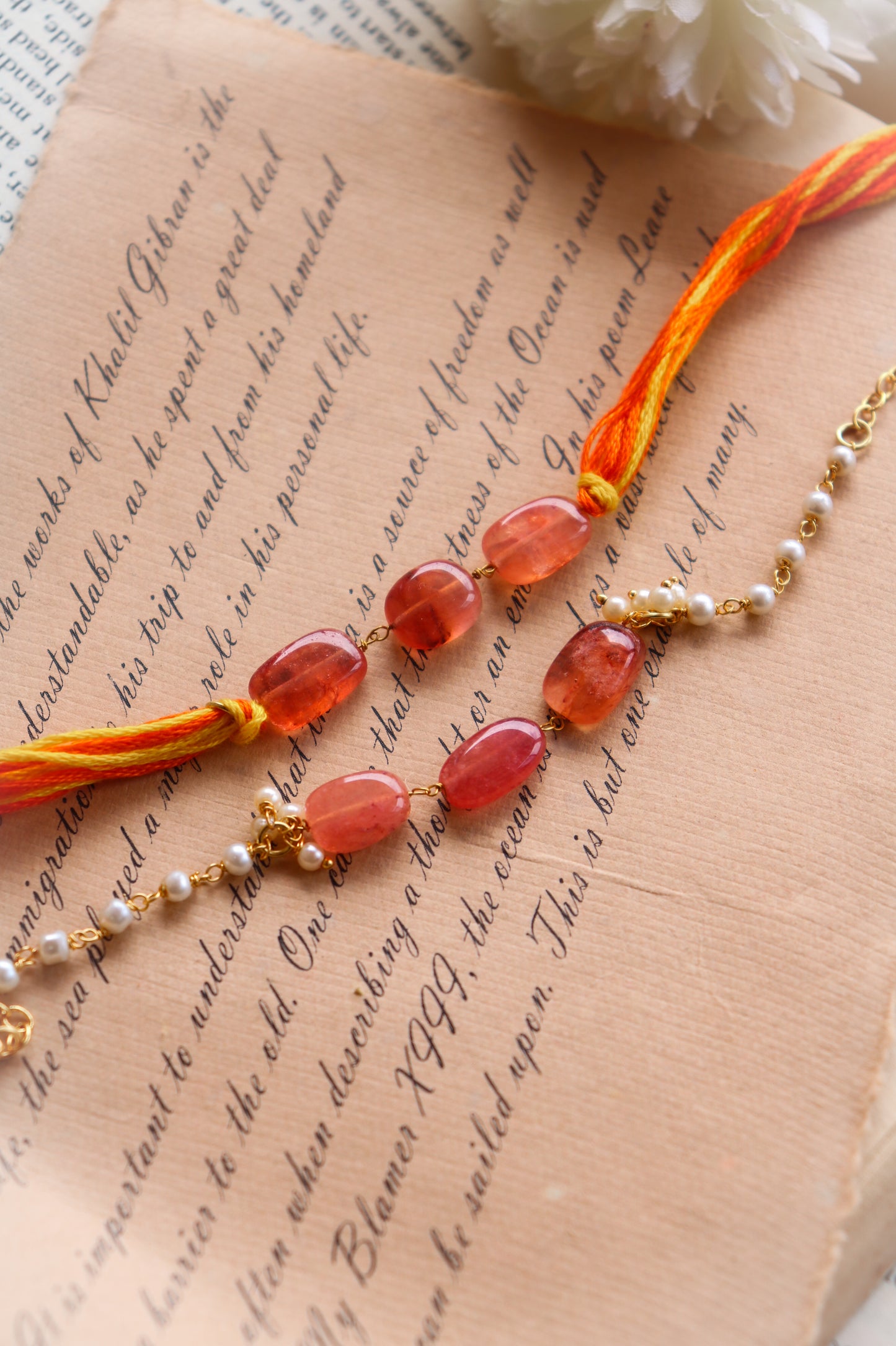 Ekajith Beaded Rakhi and Lumba Set