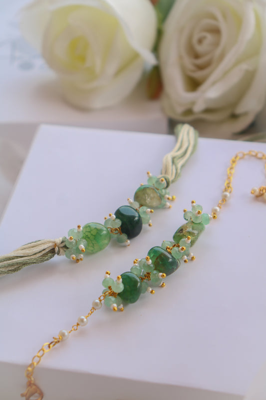 Jaiyan Rakhi and Lumba Set