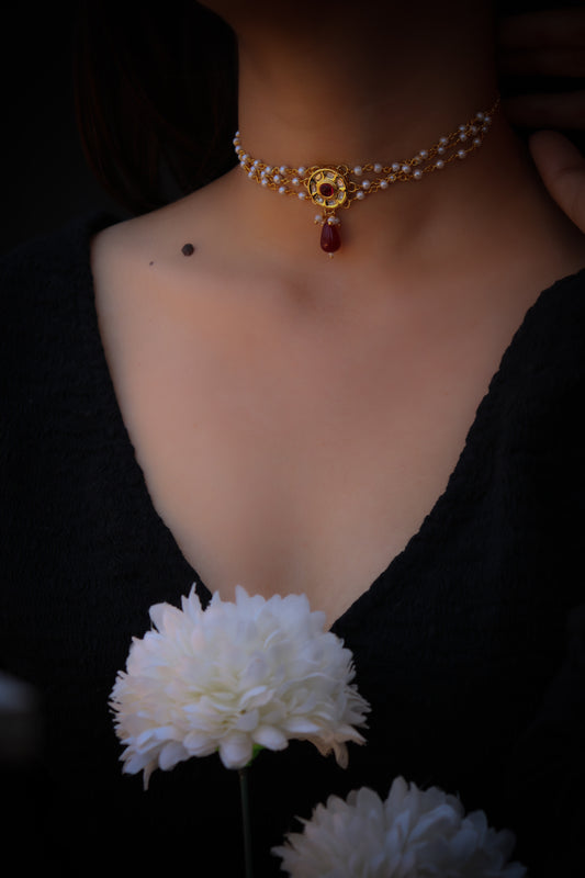 Rimsha Kundan Choker Necklace