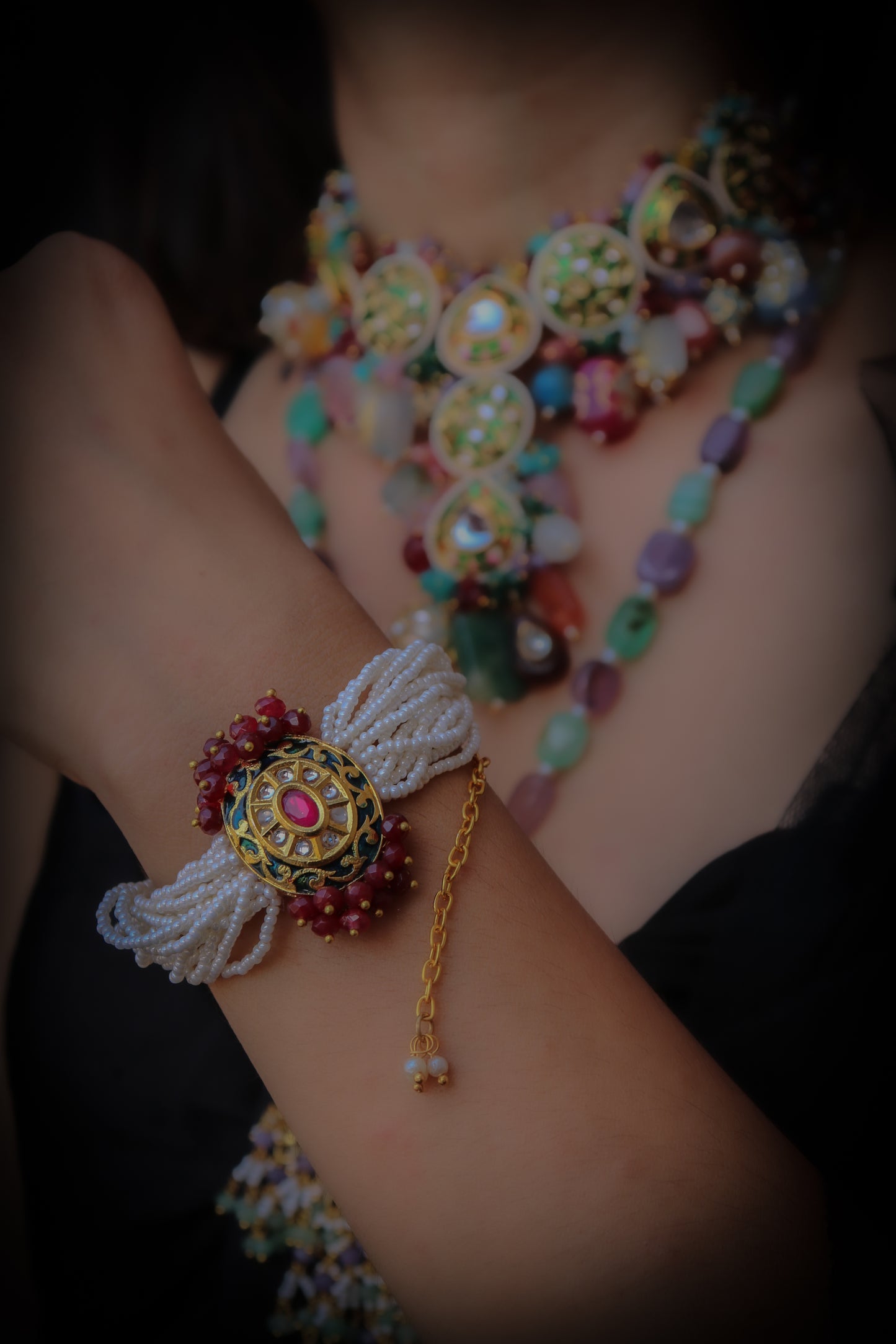 Ishqa Multicolored Jewelry Set