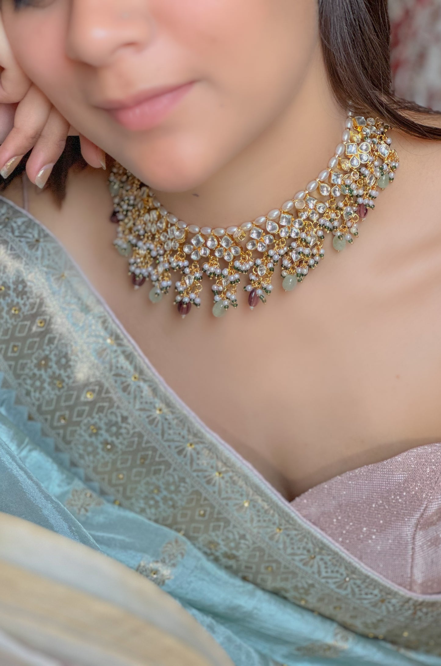 Iris Kundan Necklace