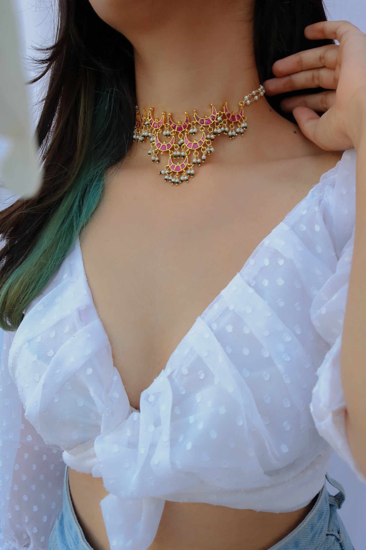 Rouge Luna Necklace