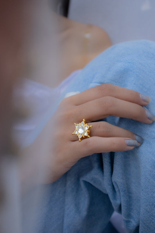 Fazeen Kundan Ring