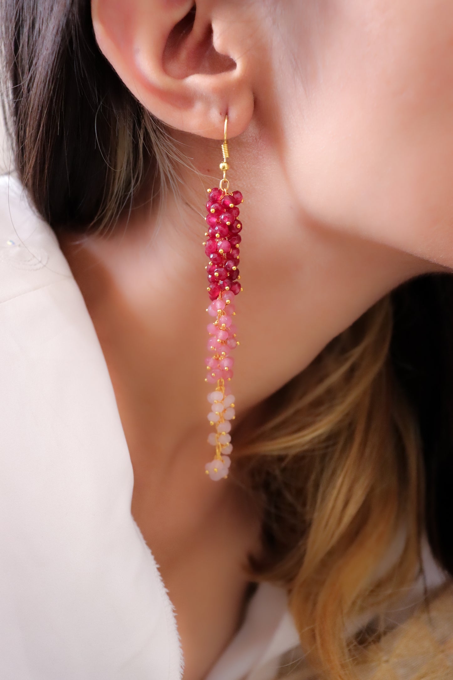 Mulberry Ombre Earrings