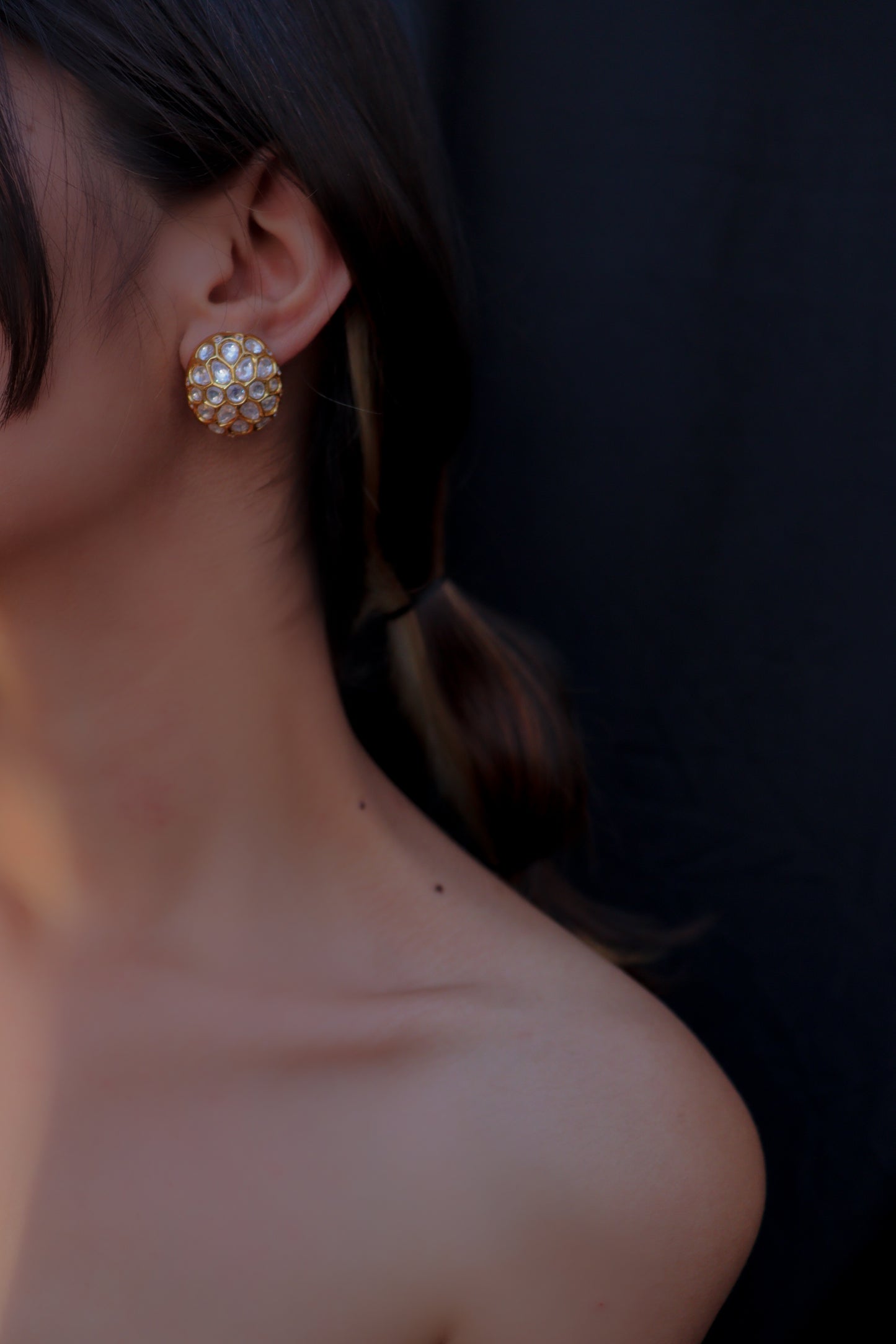 Kundan Riddles Earrings