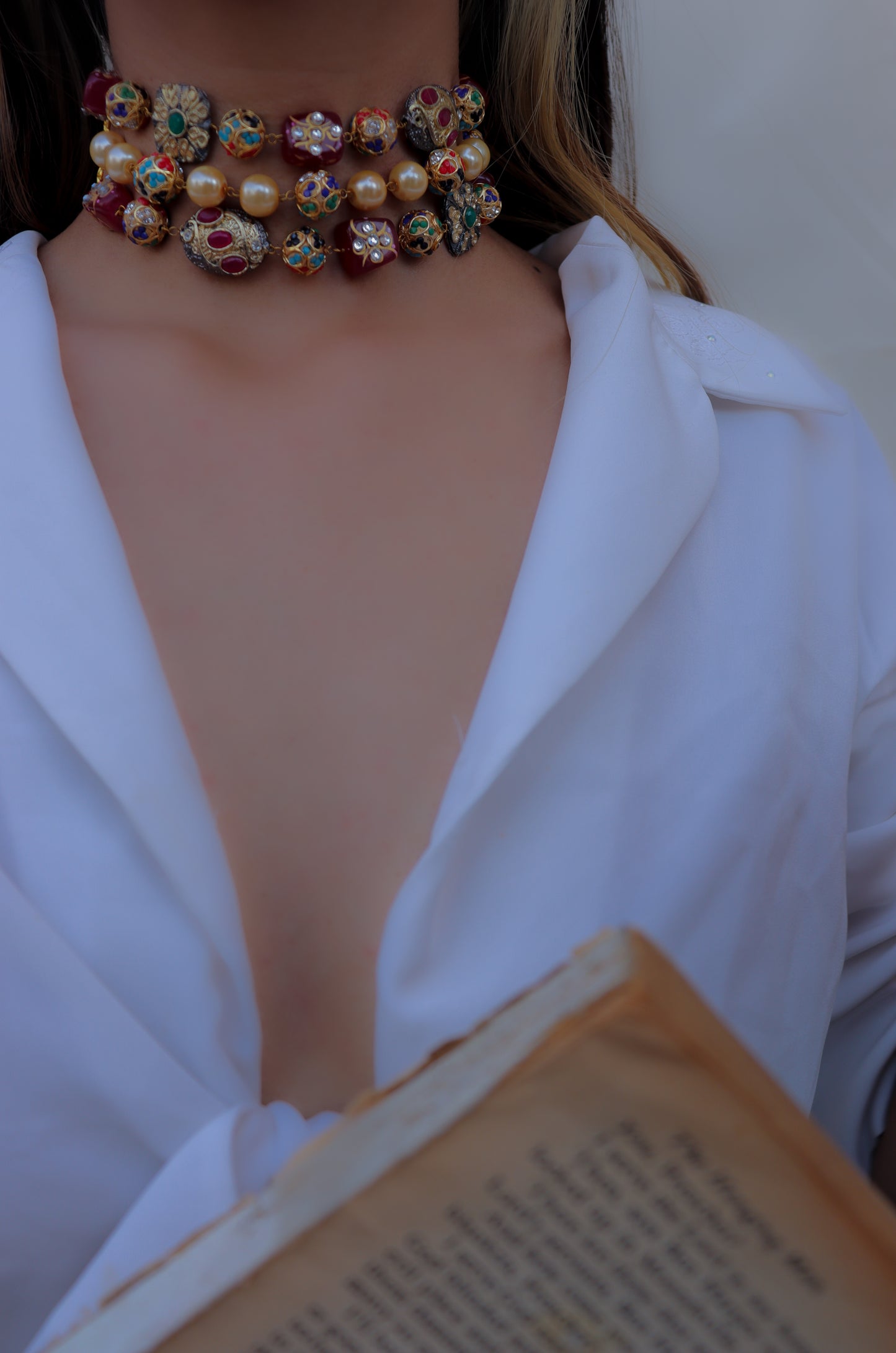 Rangoli Choker Necklace