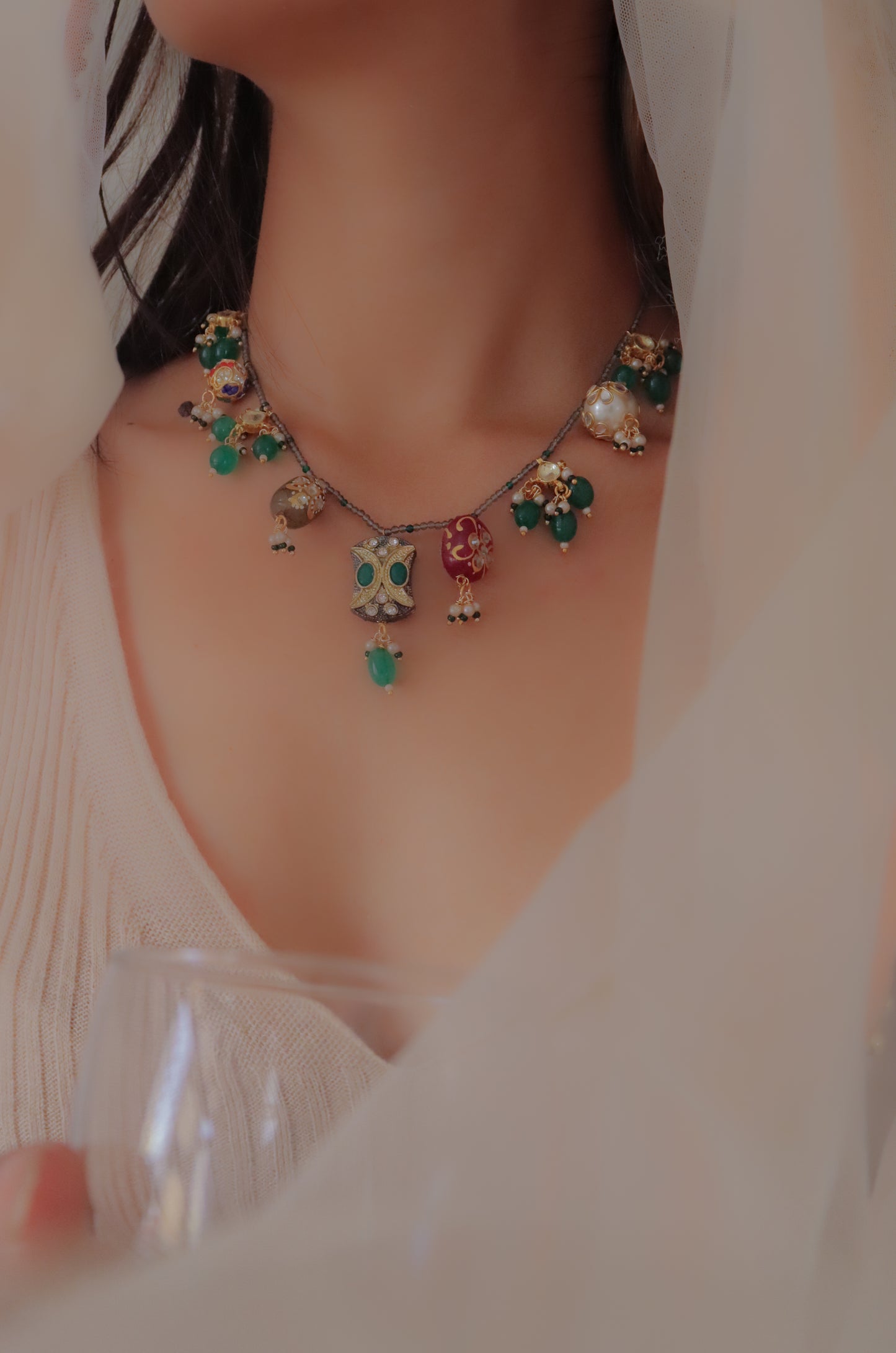 Color Pomp Necklace