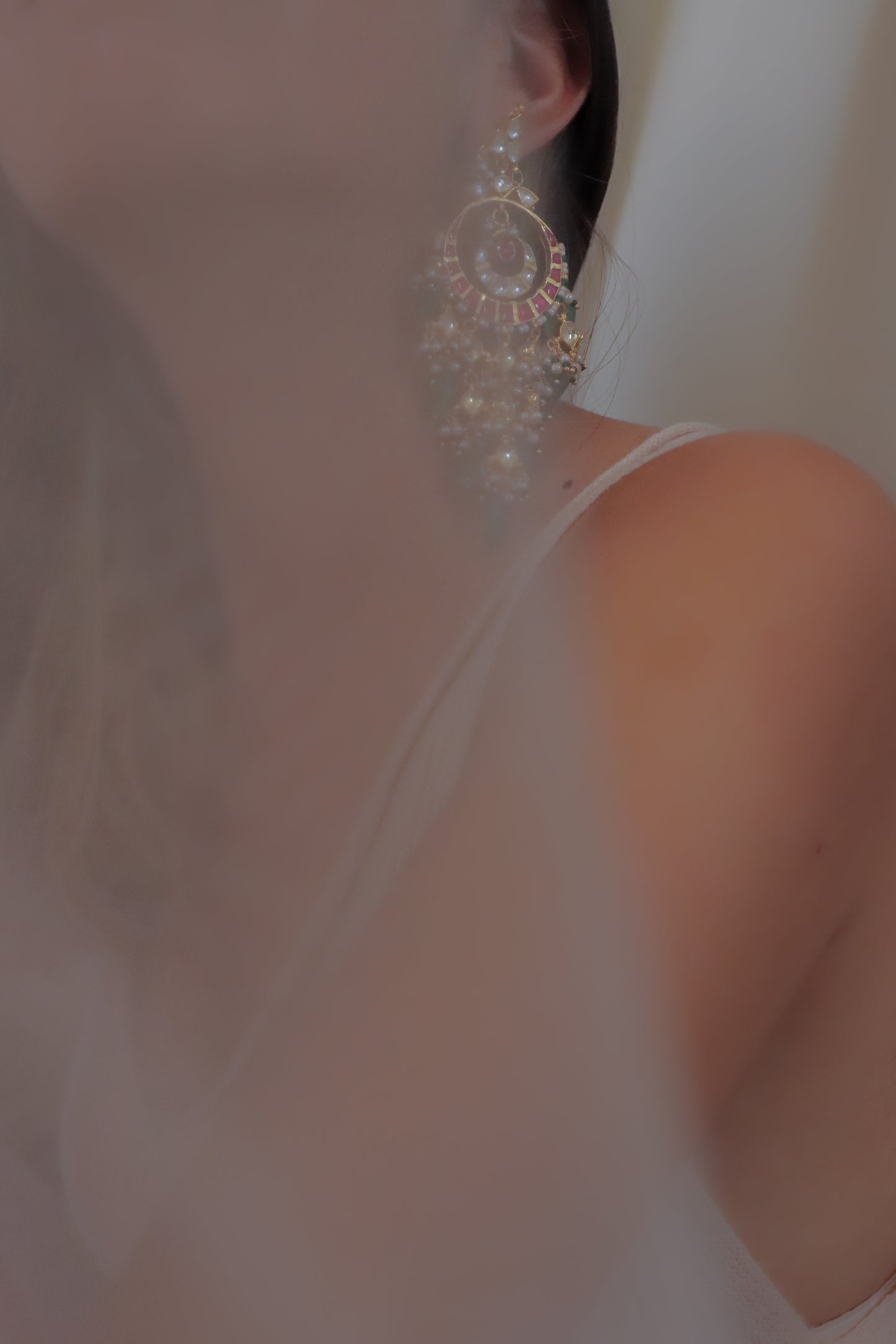Gulmohar Chandbali Earrings