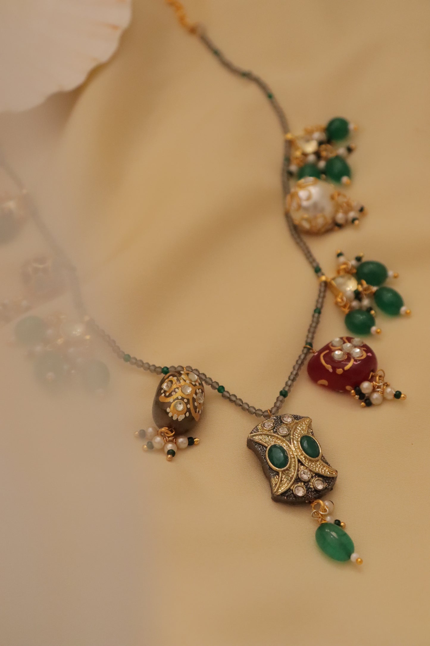 Color Pomp Necklace