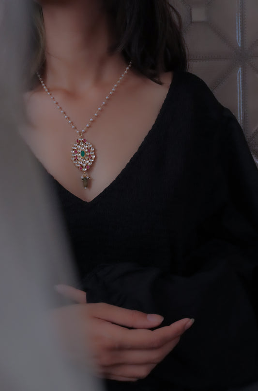 Ladybird Kundan Necklace