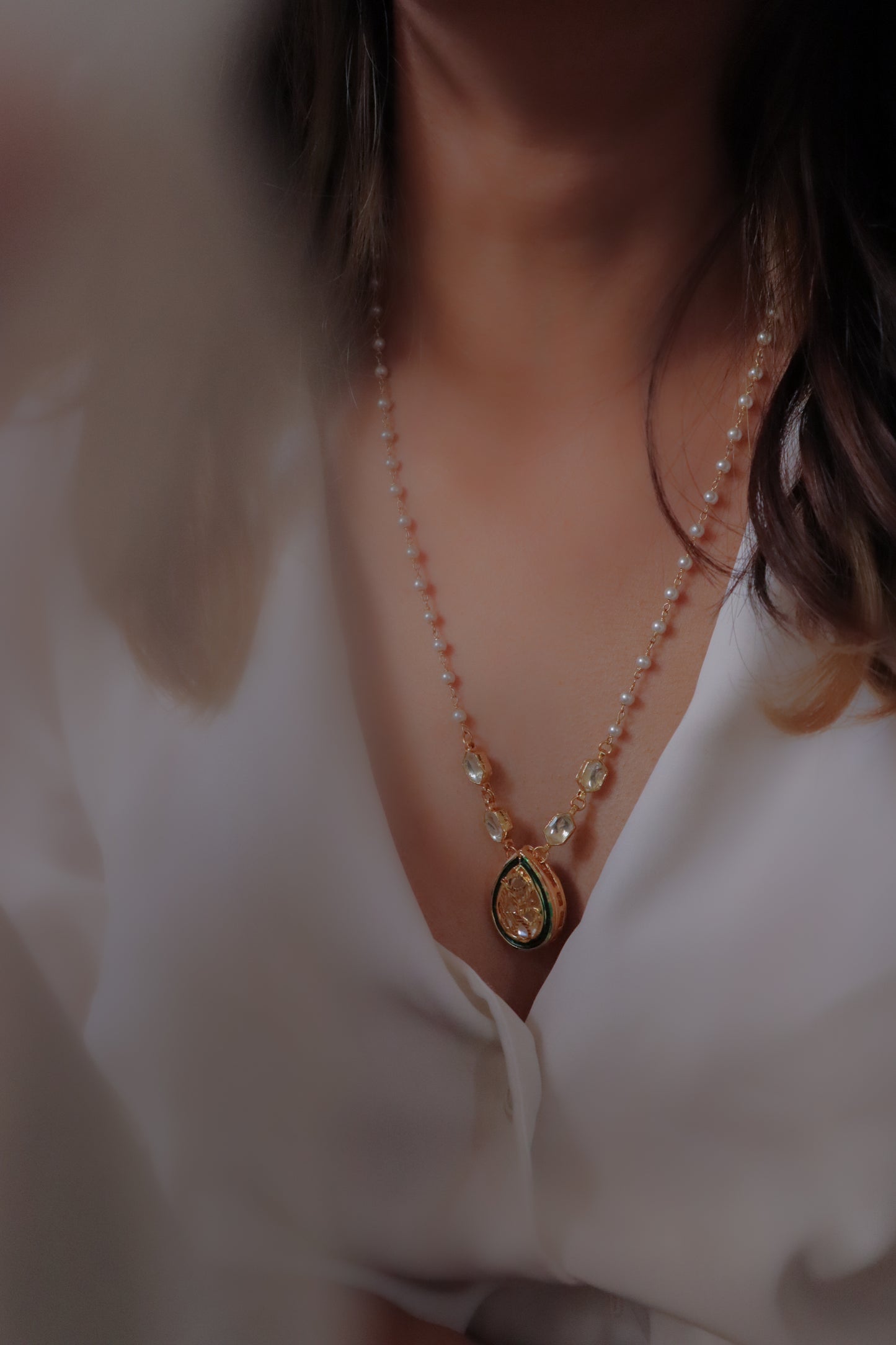 Gold Glaze Necklace