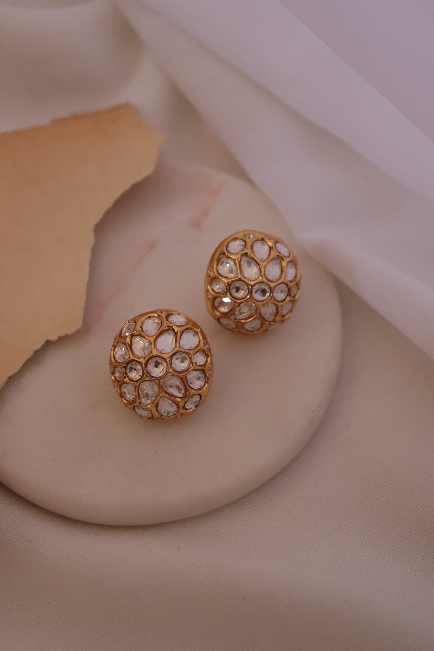 Kundan Riddles Earrings