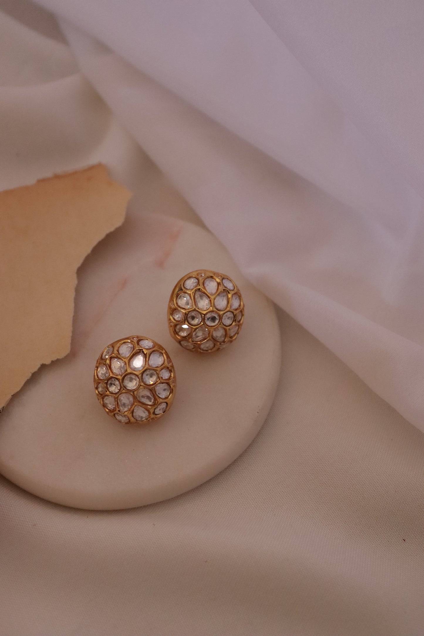 Kundan Riddles Earrings