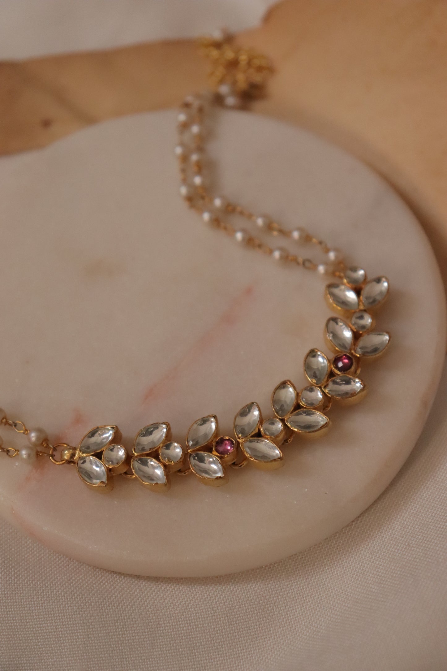 Floral String Necklace
