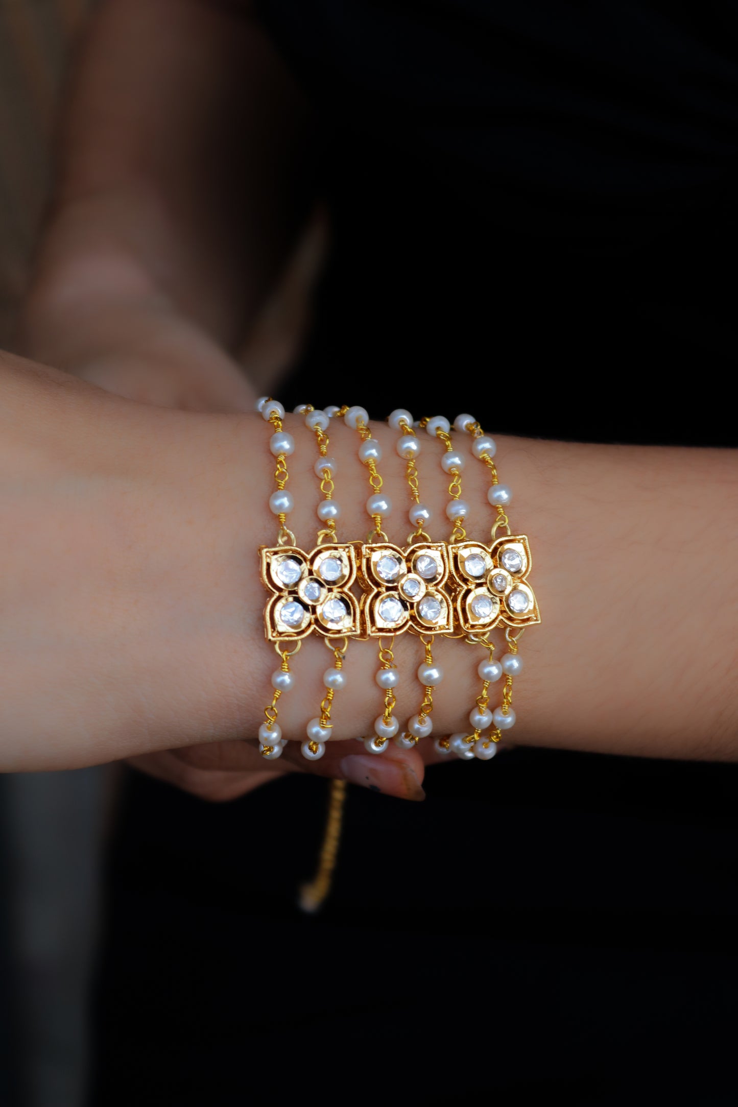 Selene Kundan Bracelet